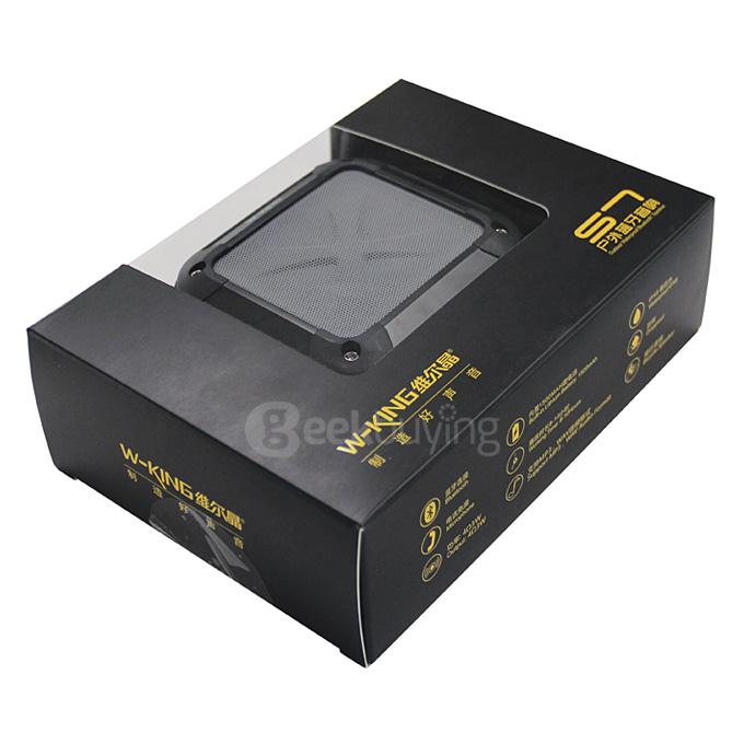 W-KING S7 Portable NFC Wireless Bluetooth 4.0 Speaker with MIC 10 Hours Playtime for Outdoors/Shower - Army Green