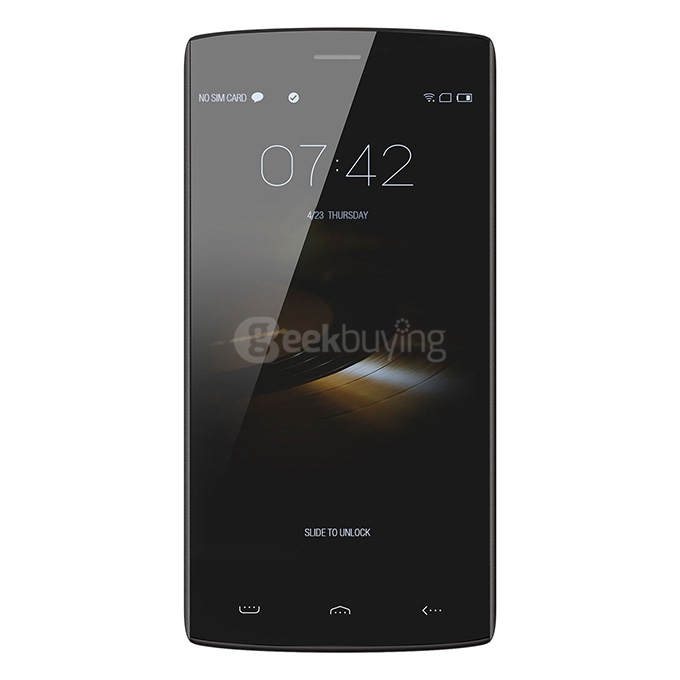 HOMTOM HT7 5.5inch HD Screen MT6580A Quad Core Smartphone Android 5.1 1GB RAM 8GB ROM 3000mAh Smart Wake - Black