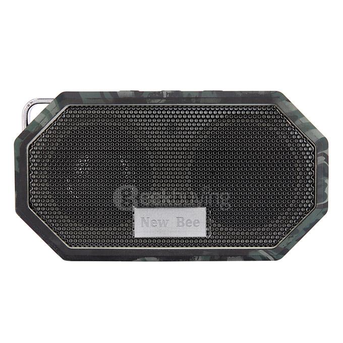 New Bee Pocket Bluetooth Speaker IP67 Waterproof Shockproof Wireless Music Player BT4.0 With Mic for iPhone Samsung LG