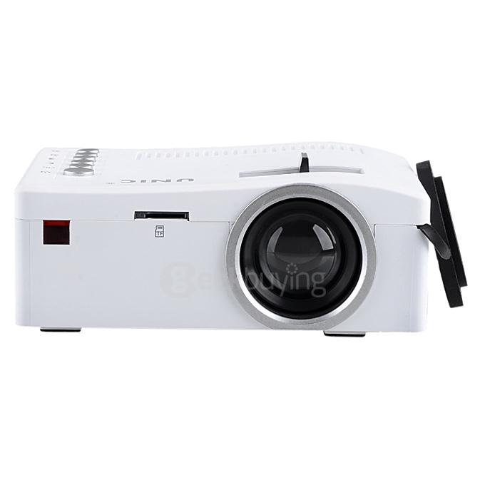 UC18 1080P Portable Mini LED Projector w/ USB / HDMI / AV / TF Slot - White