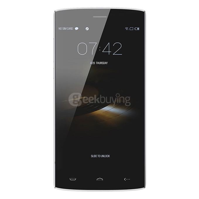 [HK Stock]HOMTOM HT7 5.5inch HD Screen MT6580A Quad Core Smartphone Android 5.1 1GB RAM 8GB ROM 3000mAh Smart Wake - White