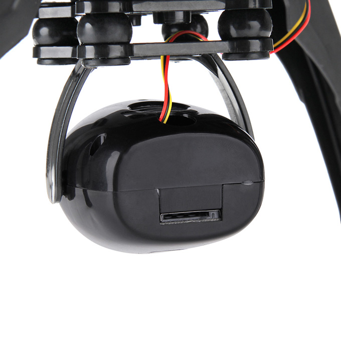 JJRC H25G 720P FPV Video Playback 2.4Ghz 4CH 3D Tumbling CF Mode LED Control Mode 2 RC Quadcopter RTF - Red