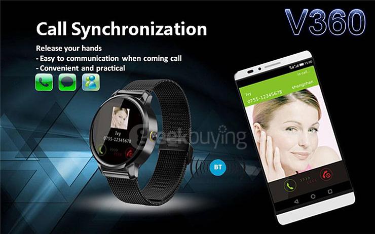 V360 Bluetooth 3.0/4.0 Smartwatch 1.22