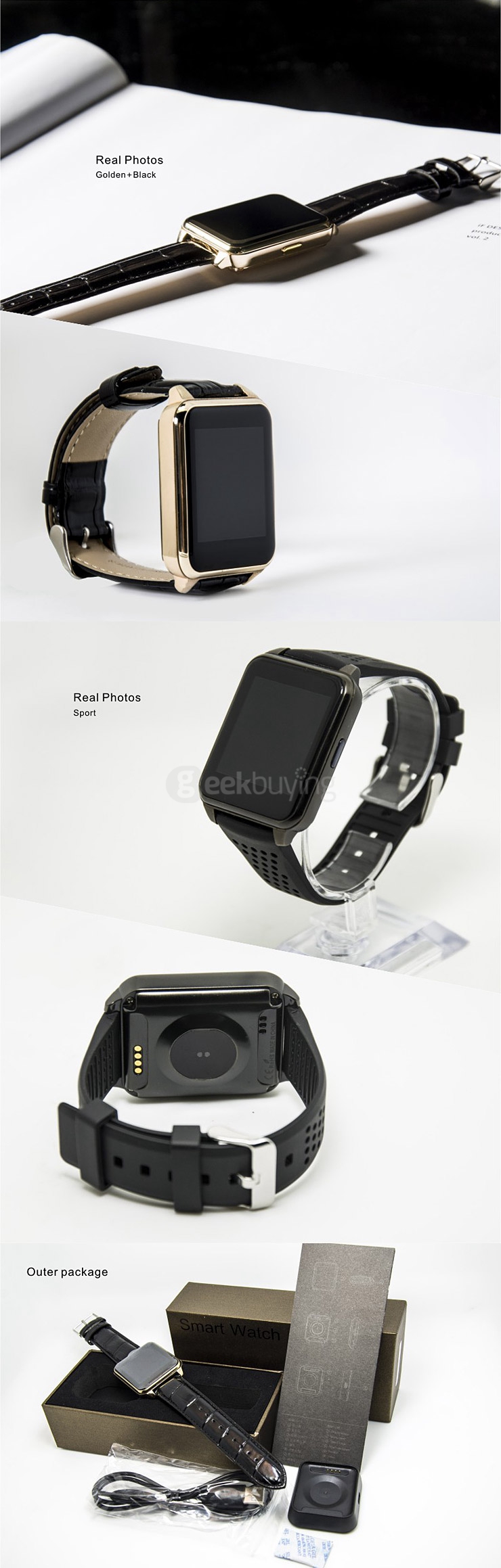 F2 Bluethooth 4.0/3.0 Smart Watch MTK2502 1.55