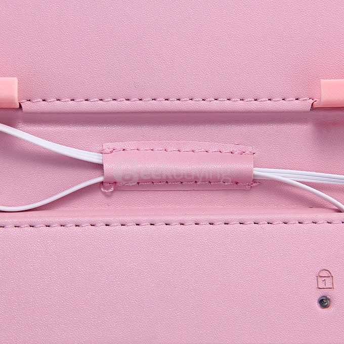 Universal Micro USB Keyboard Leather Case for 7 Inch Tablet PC - Pink