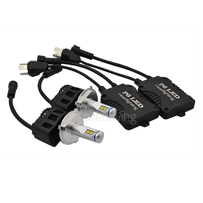 P6 Philips Chips 55W 4500lm LED Car Headlight H4 6000K LED Car Headbulb Conversion Kit