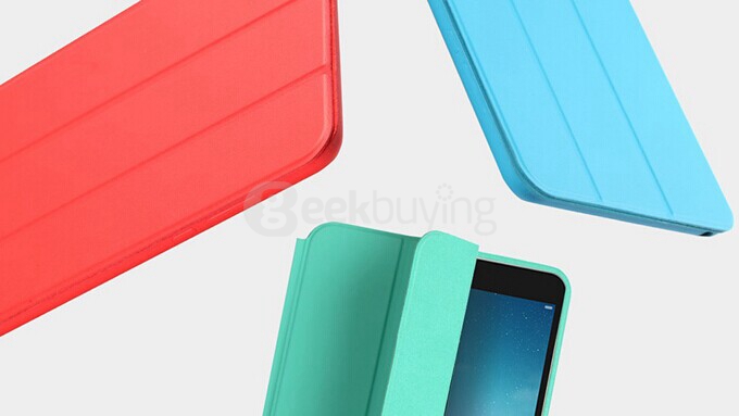 Original Smart Leather Stand Cover Case With Automatic Sleep & Wake-up Function for Xiaomi Mipad 2 Tablet - Blue