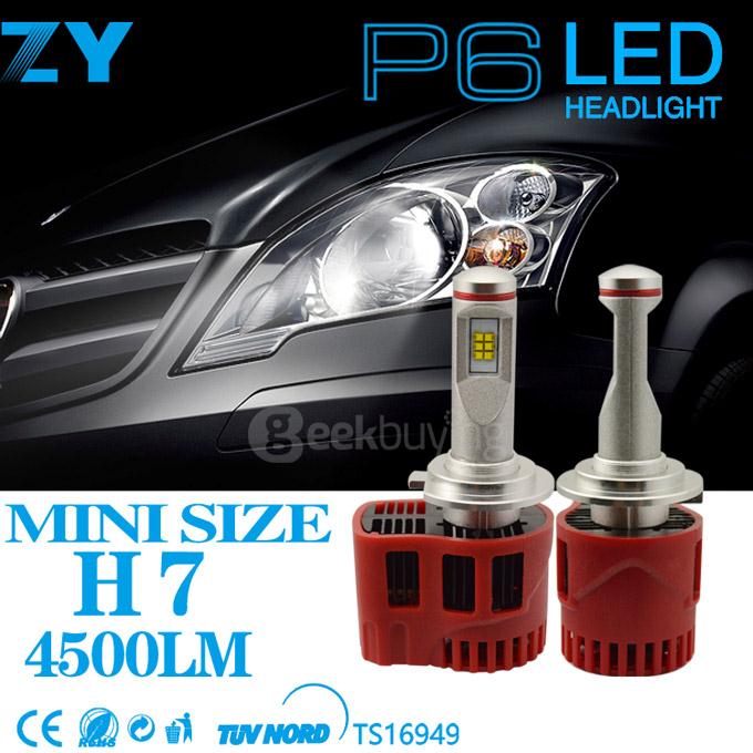 P6 Philips Chips 45W 4500lm LED Car Headlight H7 6000K LED Car Headbulb Conversion Kit