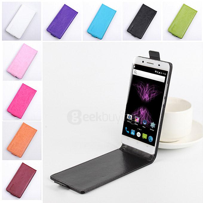 Protective Hard Cover Flip Stand Leather Case for CUBOT X17 Smartphone - Orange