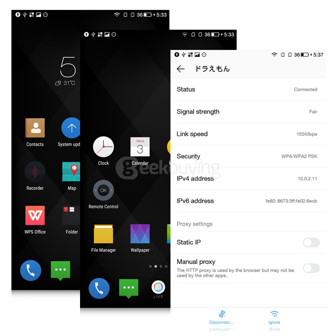 [Package B]LeTV One LeTV x600 /s1 /Le 1 Superphone 5.5 inch FHD 4G LTE Android 5.0 3GB 16GB Smartphone(White) + Soft Case(Transparent) + Tempered Glass