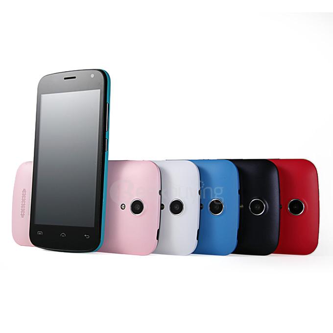 DOOGEE X3 4.5 inch Android 5.1 Smartphone MT6580 Quad Core 1.3GHz 1GB RAM 8GB ROM 3G GPS Dual Cameras - Red