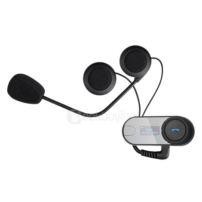 FDC-02SC 800m Wireless BT Motorcycle Motorbike Helmet Intercom Headset Interphone for Motorcyclist