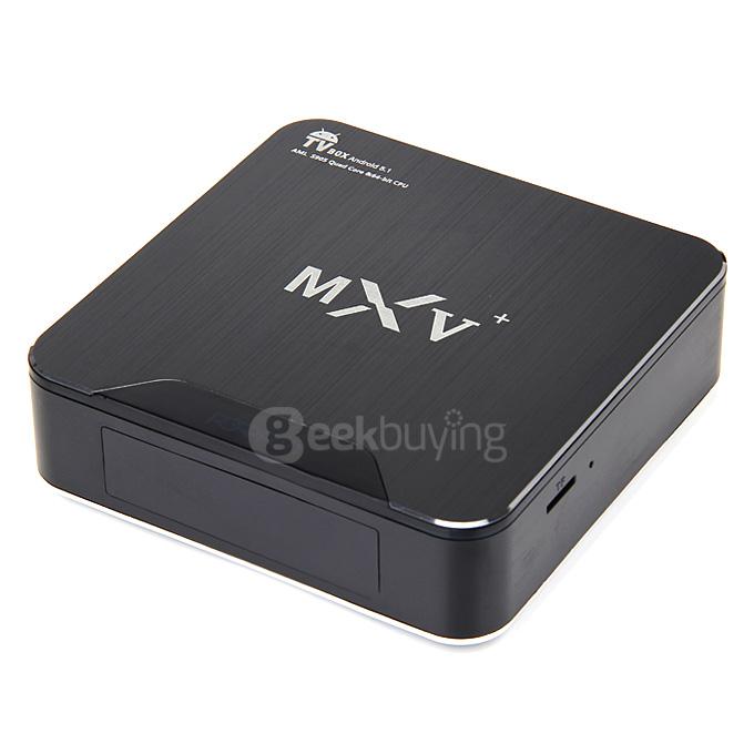 MXV+ Amlogic S905 TV BOX 1G/8G 802.11b/g/n Gigabit LAN Bluetooth4.0 KODI LED HDMI 2060P DLNA 3D