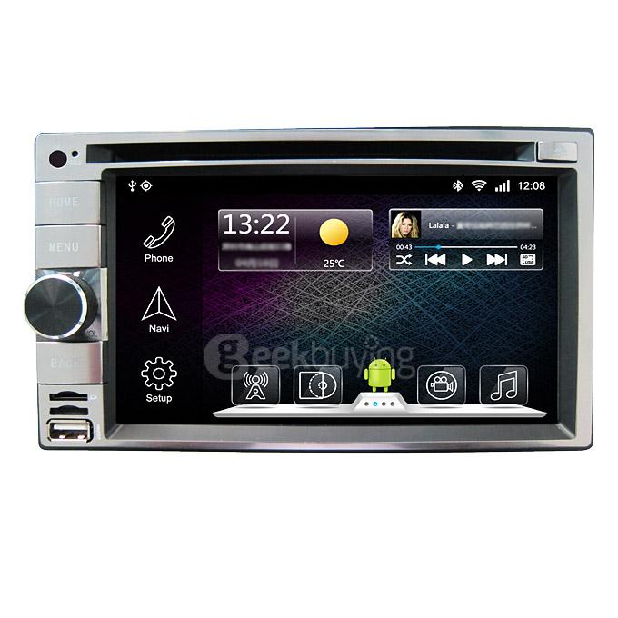 TH8685 6.2inch Android 4.4 1GB 16GB 2Din In-Dash Car DVD Player with GPS 3G WIFI iPod RDS BT TV Multi-Touch -South Korea