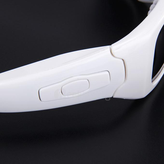 MS2 Polarized UV400 Bluetooth Sunglasses with Headset 8GB SD Card Camera HD 720P Video Recorder for iOS Android - White