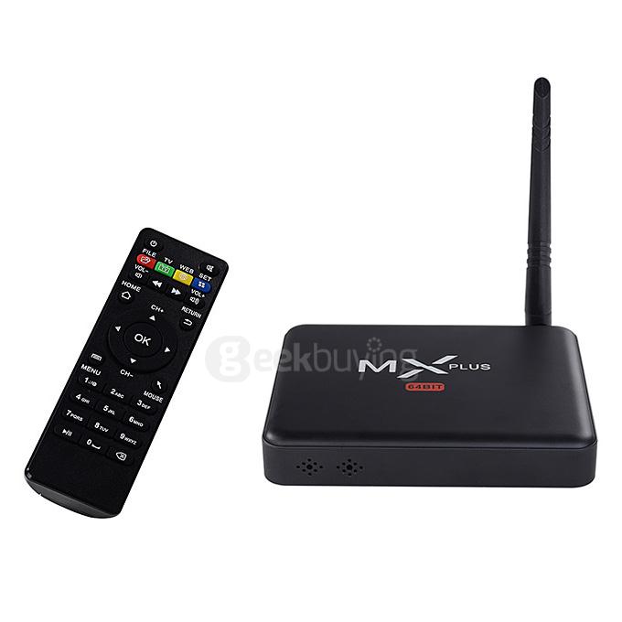 MX PLUS I Amlogic S905 4K TV Box 1G/8G 802.11b/g/n Gigabit LAN Bluetooth KODI DLNA Miracast - Black