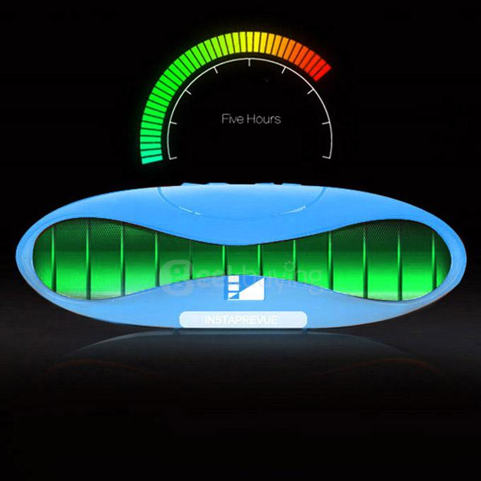 Portable & Creative Big Rugby Shaped Wireless Bluetooth Speaker Hands-free Subwoofer - Blue