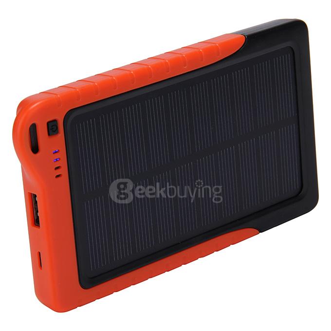 12000mAh Solar Power Bank Solar Powered External Backup Battery