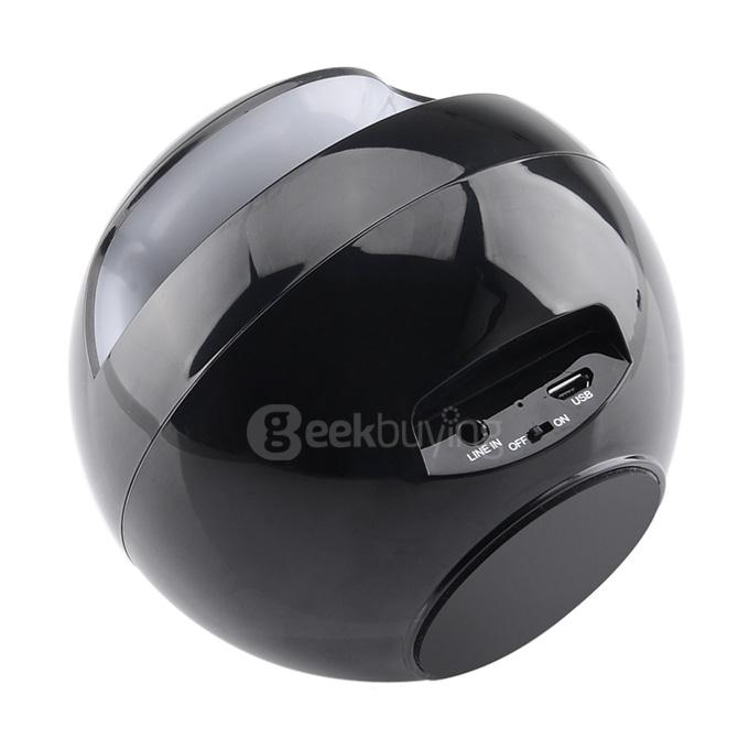 AJ-69 Upgrade Version Waterproof Swan Style Bluetooth Speaker with TF - Black