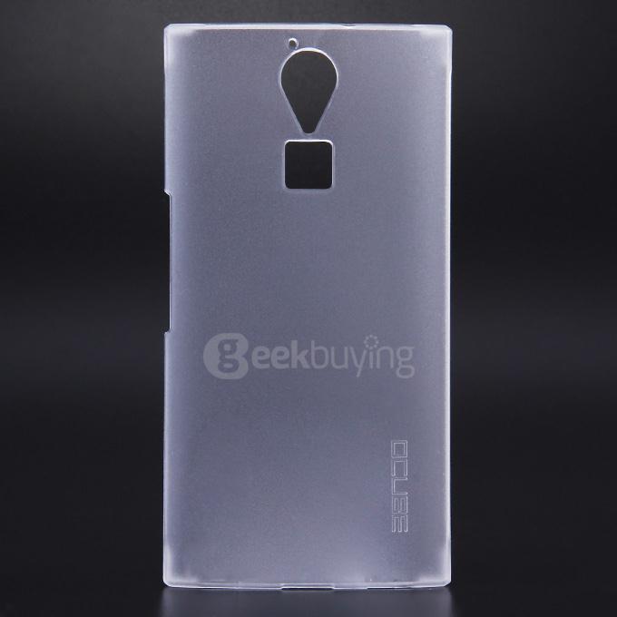 [HK Stock] PU Protective Cover Brand New Hard Case Back Cover for DOOGEE F5/F5 PRO Smartphone - Transparent
