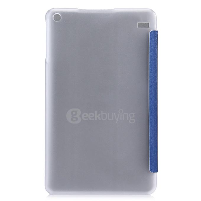 PU Leather Stand Case Cover for Cube iWork8 Ultimate Tablet PC - Blue
