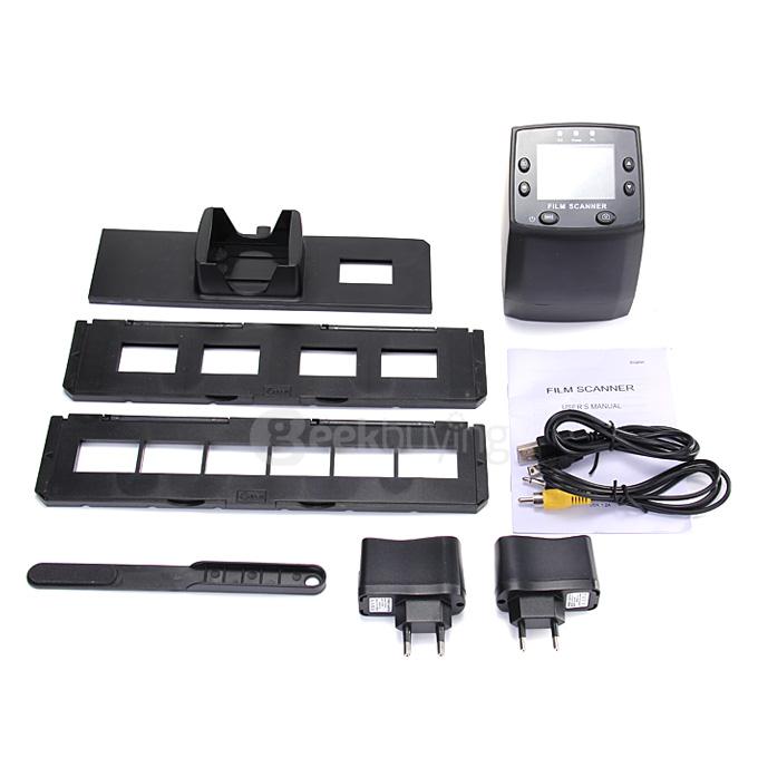 5.0MP 35mm Negative Film Slide Film Scanner USB Digital Photo Copier - Black