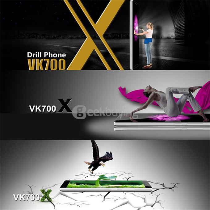 VKWORLD VK700X 5.0inch Android 5.1 3G Smartphone MTK6580 1.5GHz Quad Core 3.0D IPS HD Screen 8.0MP 5.0MP Cameras - Red