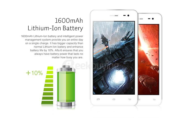 [HK Stock] LEAGOO ALFA 6 4.5inch MTK6582 Quad Core 1.3GHz Android 4.4 Smartphone 1GB RAM 8GB ROM 5.0MP Camera 3G - Pink