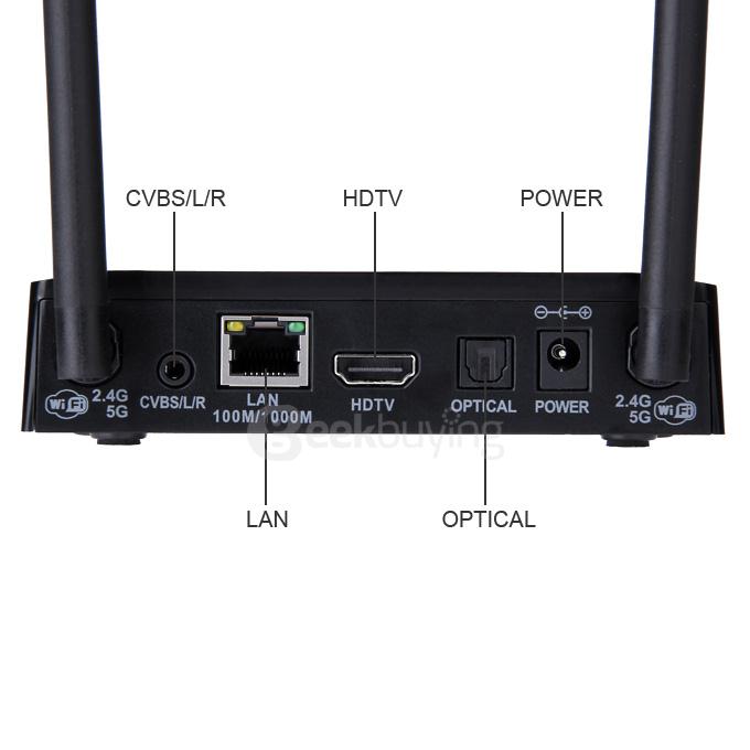 KIII Amlogic S905 TV BOX 2G/16G Pre-installed KODI AC WIFI Gigabit LAN KODI Bluetooth 4.0 3D H.265 HDMI 2.0 Netflix DLNA AirPlay Miracast