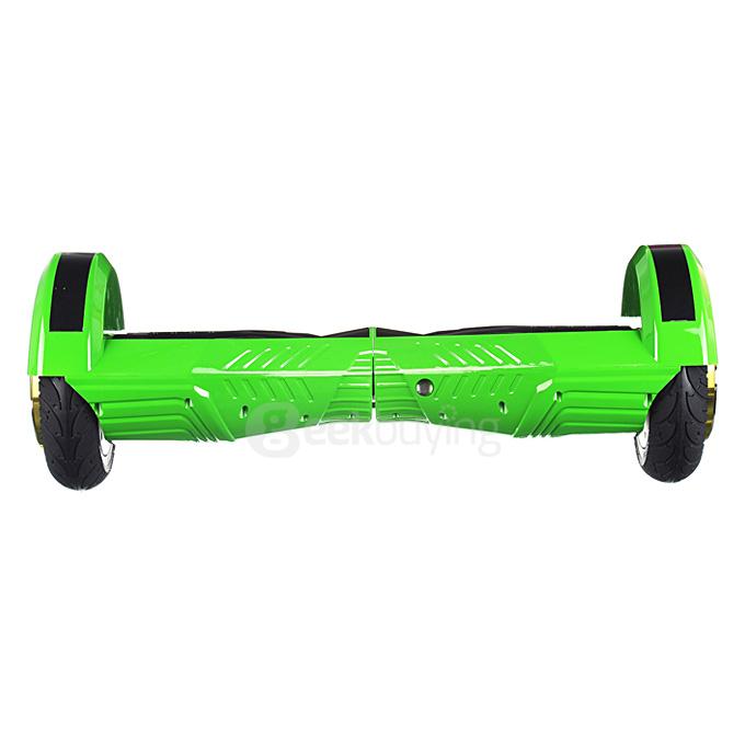 4400MAH Dual Wheels Self Balancing Scooter Electric Drifting Board with LED - Green and Black