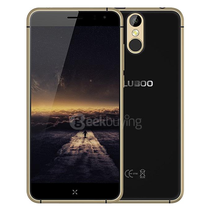 BLUBOO X9 4G LTE 5.0inch FHD Android 5.1 3GB 16GB Smartphone 64bit MTK6753 Octa Core Fingerprint Scanner - Golden Edge