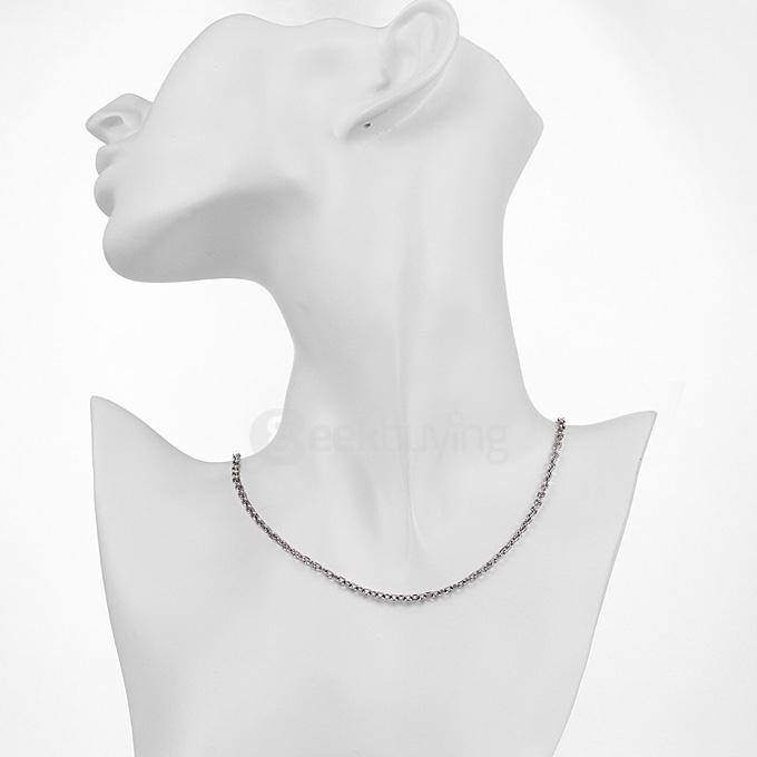 Stainless Steel Chain Rolo Punk Retro Necklace