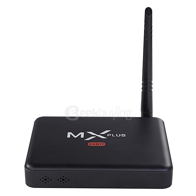 MX PLUS I Amlogic S905 4K TV Box 1G/8G 802.11b/g/n Gigabit LAN Bluetooth KODI DLNA Miracast - Black