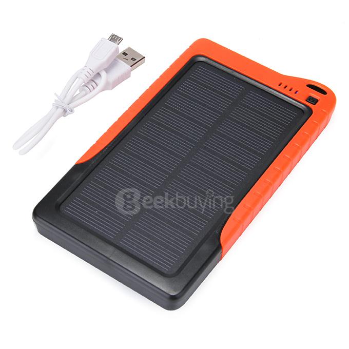 12000mAh Solar Power Bank Solar Powered External Backup Battery