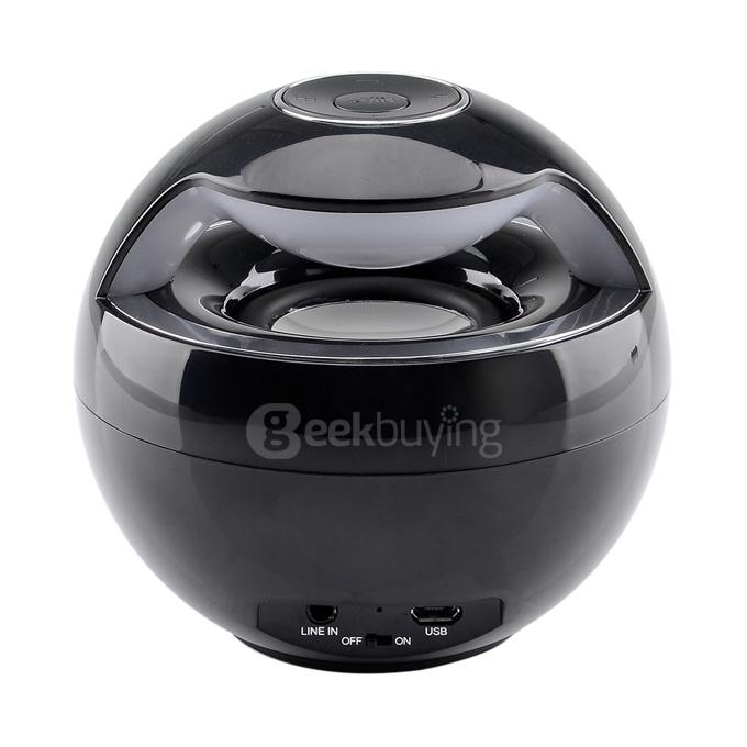 AJ-69 Upgrade Version Waterproof Swan Style Bluetooth Speaker with TF - Black