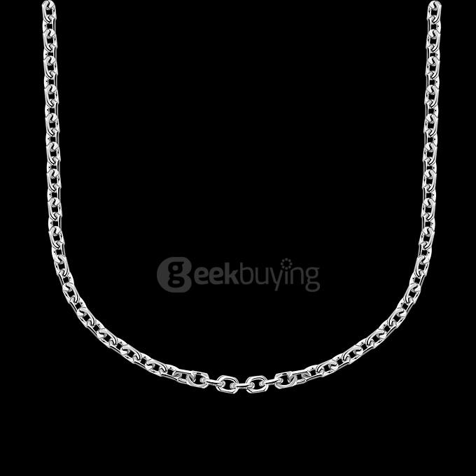 Stainless Steel Chain Rolo Punk Retro Necklace