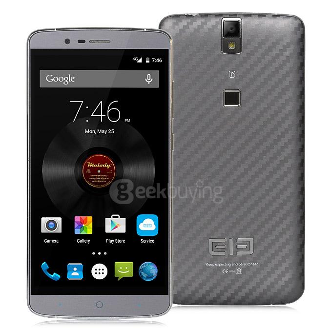 [American Version]Elephone P8000 5.5inch FHD 4G LTE Android 5.1 3GB 16GB 64bit MTK6753 Octa Core 13.0MP Touch ID 4160mAh - Black