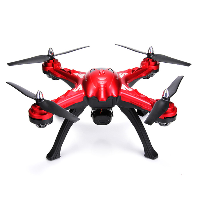 JJRC H25G 720P FPV Video Playback 2.4Ghz 4CH 3D Tumbling CF Mode LED Control Mode 2 RC Quadcopter RTF - Red