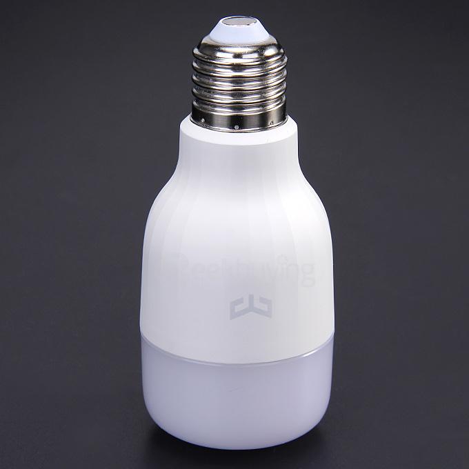Original Xiaomi Yeelight E27 Smart LED Bulb Mi Light Smartphone App WIFI Remote Control Light 8W - White