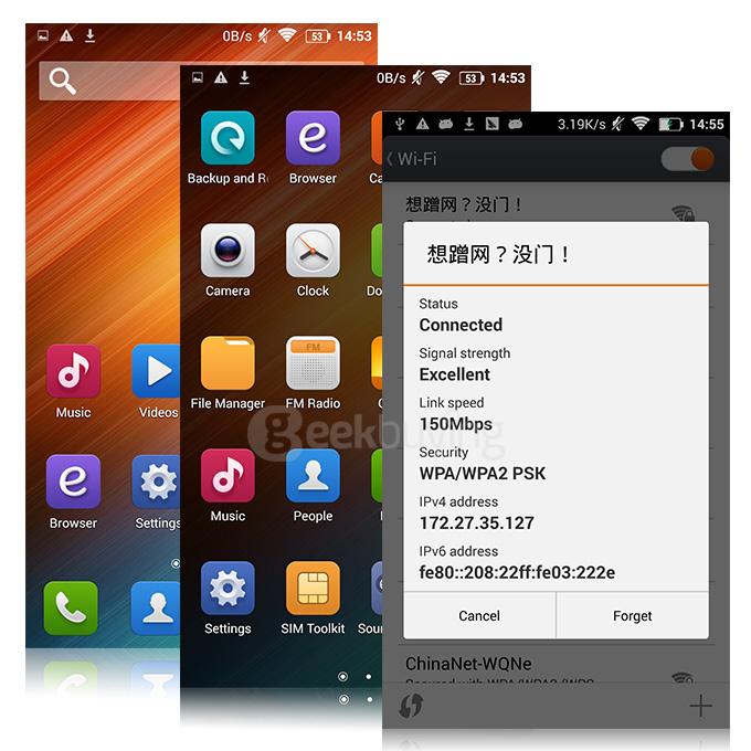 Jiayu S3 5.5inch FHD Android 4.4 Smartphone 4G LTE MTK6752 Octa Core 1.7 GHz 3GB RAM 16GB ROM 13.0MP NFC Miracast OTG - Black