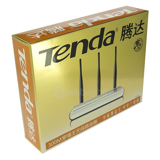 Tenda W303R WiFi Router 2.4GHz Band 300Mbps with Intelligent Bandwidth Control for iPhone 6S/6S Plus/iPad Pro - White