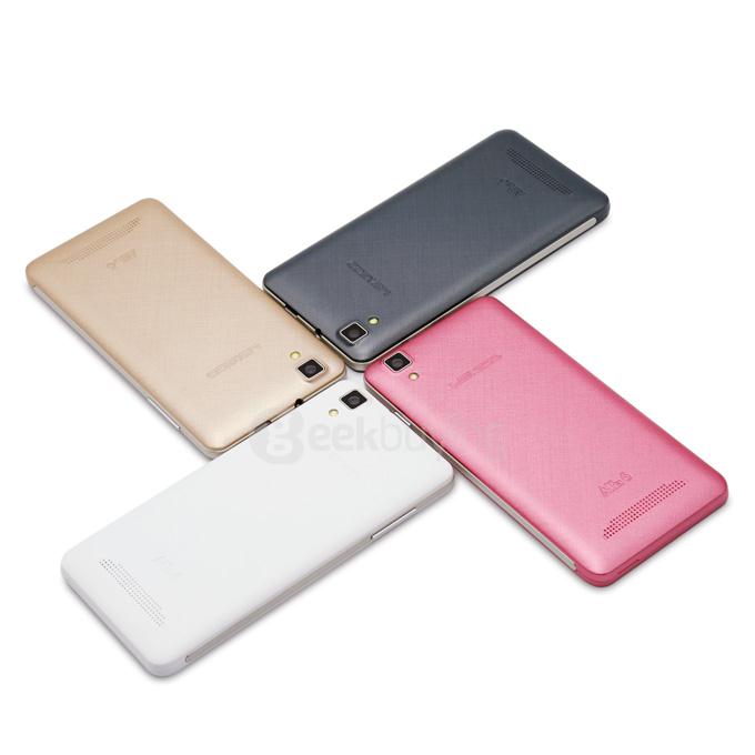 [HK Stock] LEAGOO ALFA 6 4.5inch MTK6582 Quad Core 1.3GHz Android 4.4 Smartphone 1GB RAM 8GB ROM 5.0MP Camera 3G - Pink