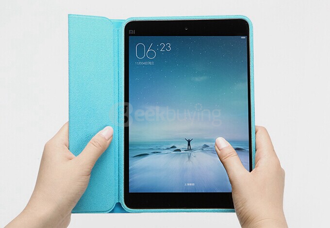 Original Smart Leather Stand Cover Case With Automatic Sleep & Wake-up Function for Xiaomi Mipad 2 Tablet - Blue