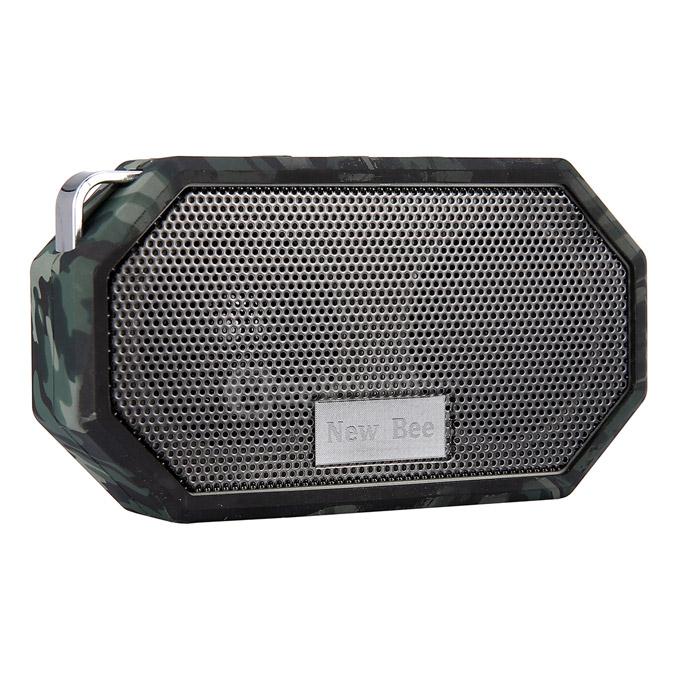 New Bee Pocket Bluetooth Speaker IP67 Waterproof Shockproof Wireless Music Player BT4.0 With Mic for iPhone Samsung LG