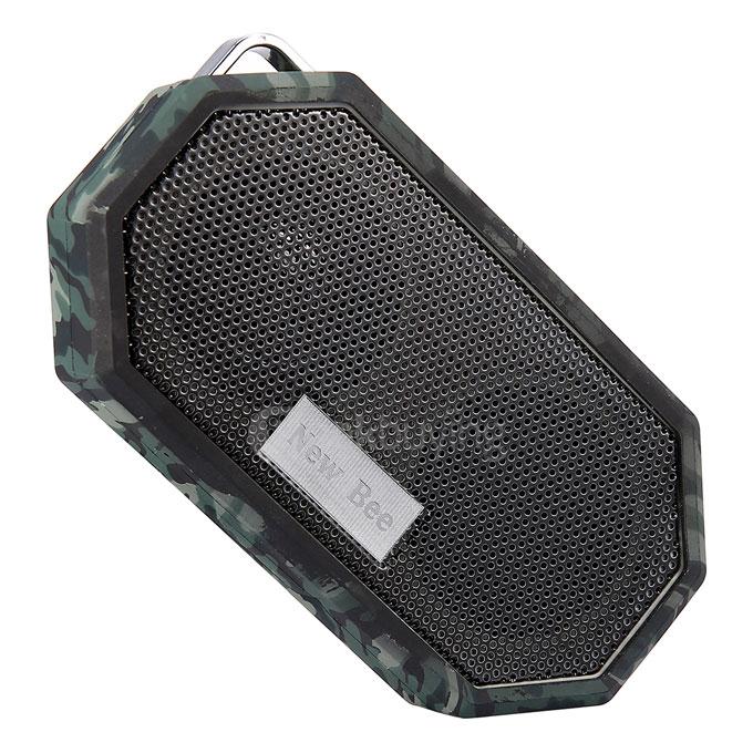 New Bee Pocket Bluetooth Speaker IP67 Waterproof Shockproof Wireless Music Player BT4.0 With Mic for iPhone Samsung LG