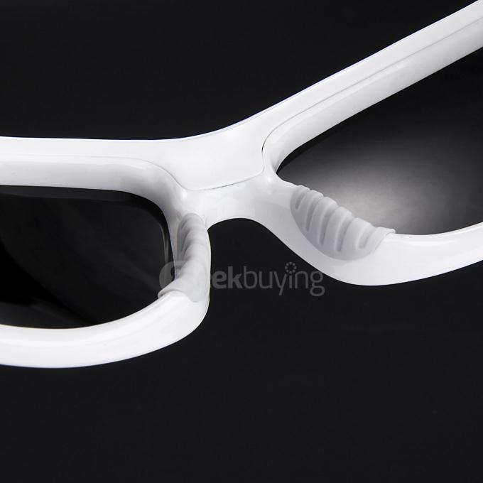 MS2 Polarized UV400 Bluetooth Sunglasses with Headset 8GB SD Card Camera HD 720P Video Recorder for iOS Android - White