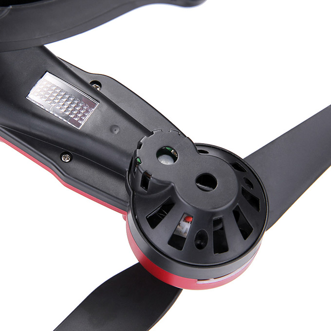 JJRC H25G 720P FPV Video Playback 2.4Ghz 4CH 3D Tumbling CF Mode LED Control Mode 2 RC Quadcopter RTF - Red