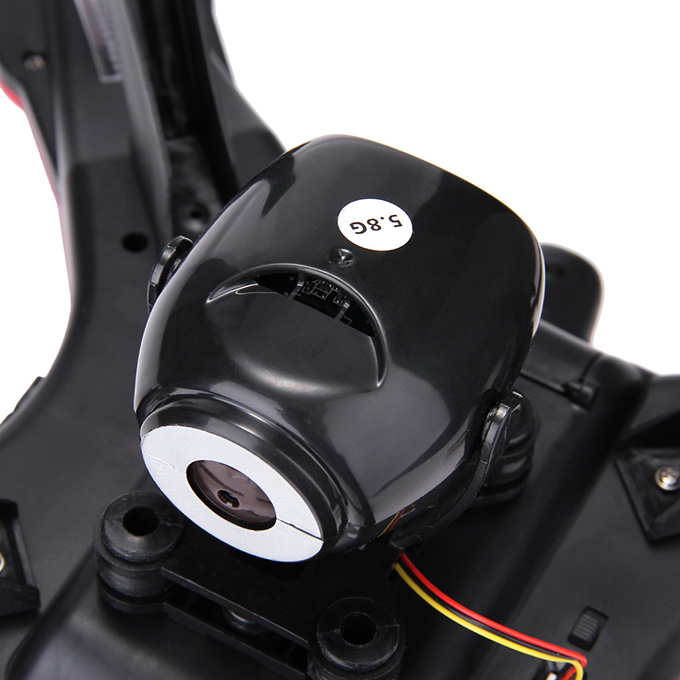 JJRC H25G 720P FPV Video Playback 2.4Ghz 4CH 3D Tumbling CF Mode LED Control Mode 2 RC Quadcopter RTF - Red
