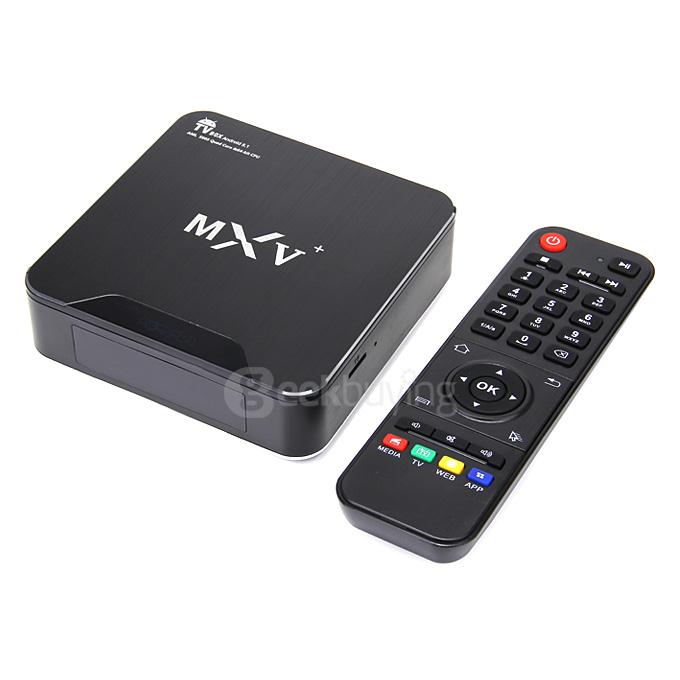 MXV+ Amlogic S905 TV BOX 1G/8G 802.11b/g/n Gigabit LAN Bluetooth4.0 KODI LED HDMI 2060P DLNA 3D