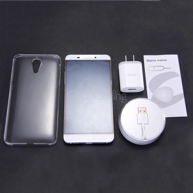 [Package B]LeTV One LeTV x600 /s1 /Le 1 Superphone 5.5 inch FHD 4G LTE Android 5.0 3GB 16GB Smartphone(White) + Soft Case(Transparent) + Tempered Glass